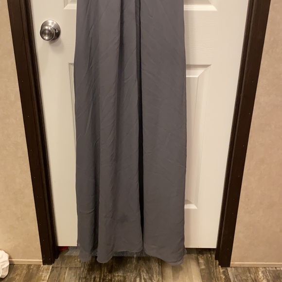 Dark Gray / Steel Gray Bridesmaid Formal Dress - Picture 5 of 6